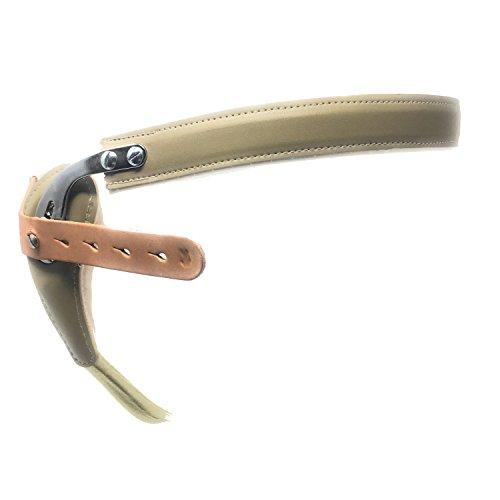 Truform Hernia Truss, Single Spring, Scrotal Pad Compression, Leather, 32 inch Hip (Right)