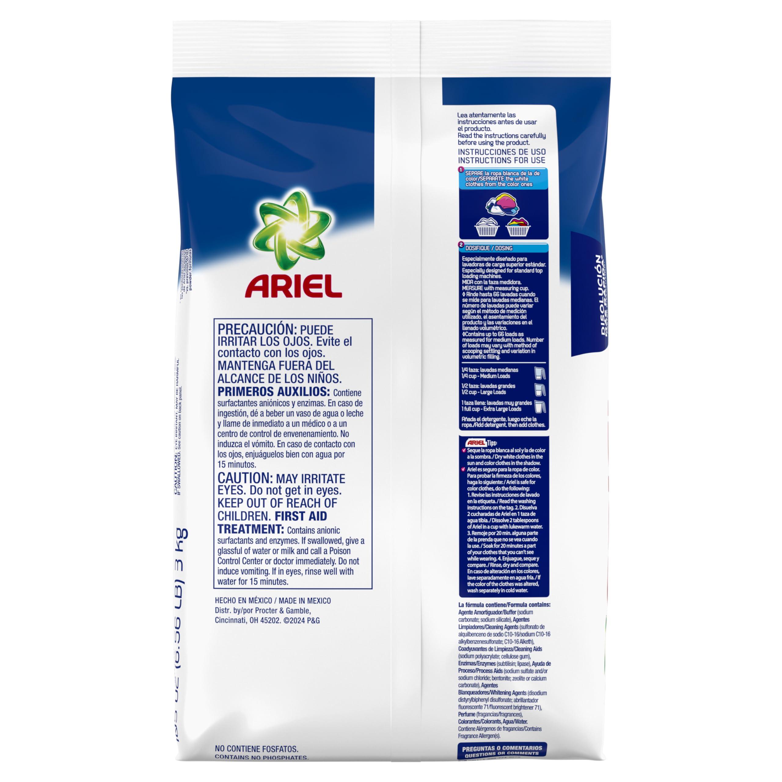 Ariel Ariel, with Ultra Oxi, Powder Laundry Detergent, 105 oz 66 loads