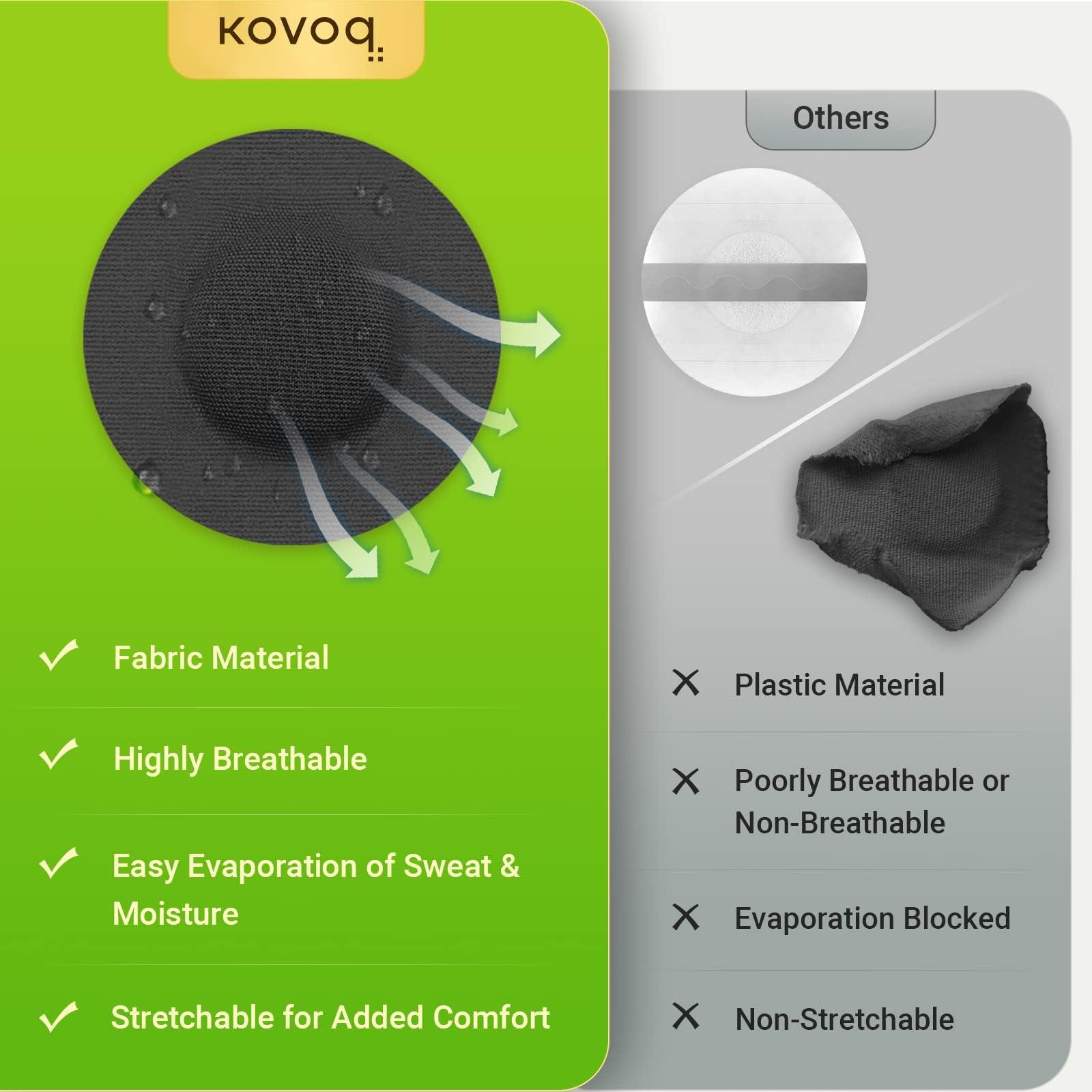 Kovoq Kovoq Libre 2 Sensor Covers Waterproof- Adhesive Patches for Freestyle Libre Sensors (40PCS), 2 Hardshell Cover, Sweatproof, Breathable Latex-Free and Hypoallergenic Black