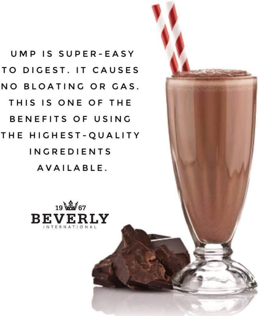Beverly International Beverly International UMP Protein Powder, Rocky Road. Unique Whey-Casein Ratio Builds Lean Muscle. Easy to Digest. No Bloat. (32.8 oz) 2lb .8 oz