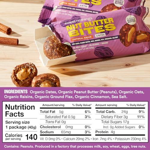 Sweet Nothings Sweet Nothings Oatmeal Raisin Nut Butter Bites