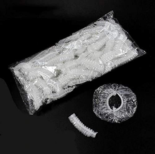 GPOL STORE Ear Protector Caps 500 Pcs Disposable Clear Plastic Waterproof Shower Water Ear Covers Bathing Tool