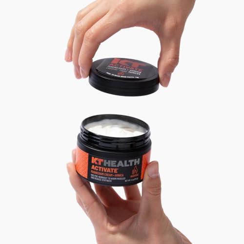 KT Tape KT Health, Magnesium Cream, Activate - Warms & Loosens Tight Muscles - Use Pre-Workout to Reduce Stiffness