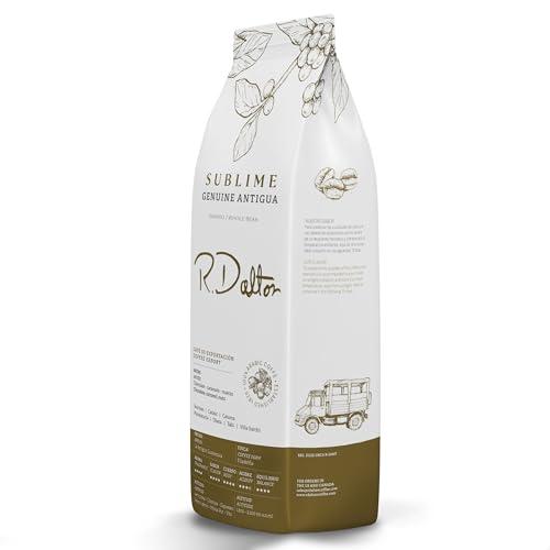 R Dalton R. Dalton Coffee Sublime Genuine Antigua Whole Bean Coffee - Medium Roast - Exotic Chocolaty And Caramel Notes - All Brewing Methods - Premium Quality From Antigua Guatemala 100% Arabica - 12 oz