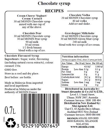 Monin Monin Premium Chocolate Syrup 700 ml