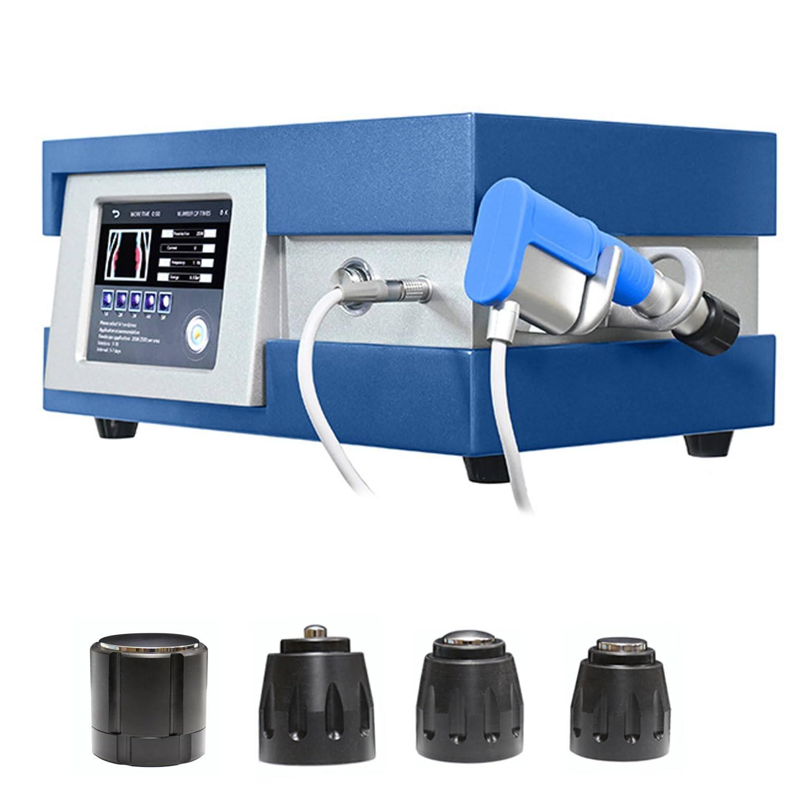 LMYYDES LMYYDES Shock Wave Therapy Machine Shockwave Therapy Machine0.5-10 Bar 1-21Hz Pneumatic Shock Wave Therapy Equipment, 53x45x42 cm