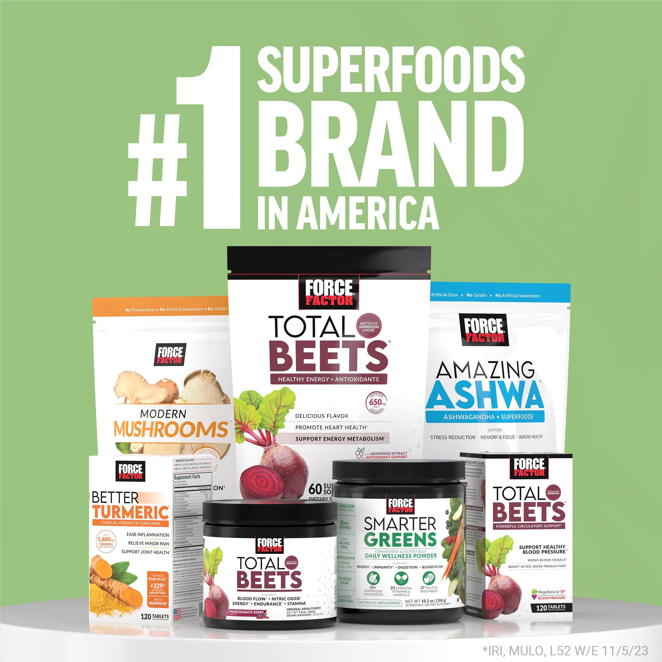 Force Factor FORCE FACTOR Organic Matcha Green Tea Powder for Energy, Focus, and Daily Wellness, Culinary Grade, USDA-Certified Organic, Rich and Delicious Flavor 169g, 84 Servings