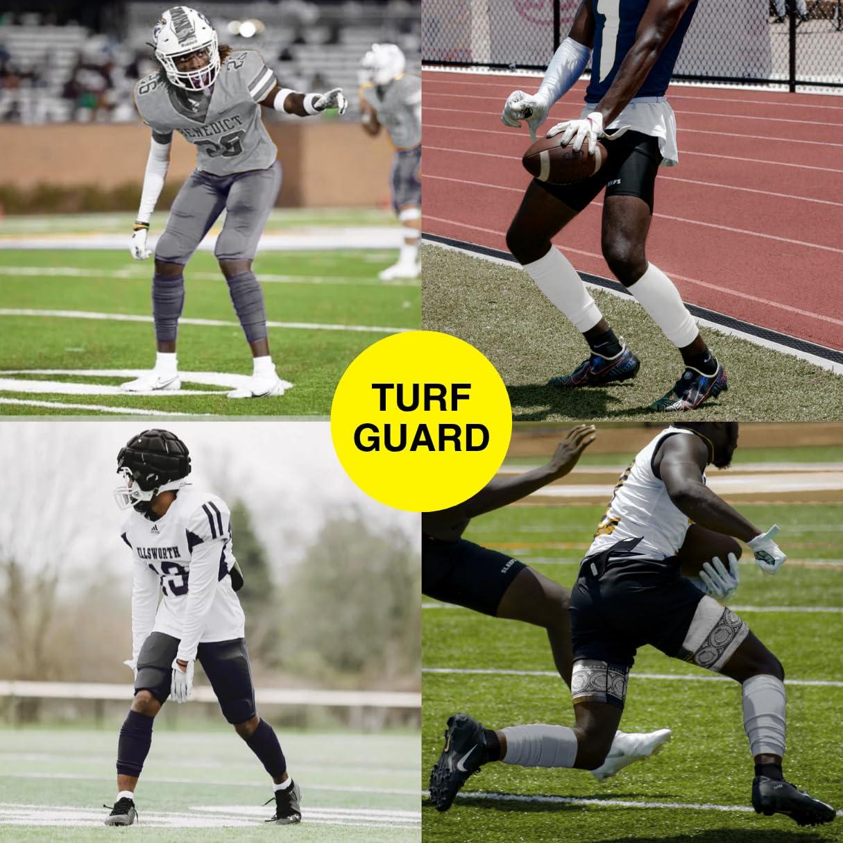 SLEEFS SLEEFS Football Leg Sleeves [1 Pair - Youth - White] - For Adult & Youth - Calf Compression Sleeves for Men and Boys