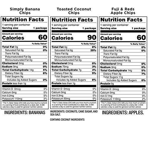 Bare Bare Baked Crunchy, Fruit Variety Pack, 0.53 Ounce (Pack of 16)