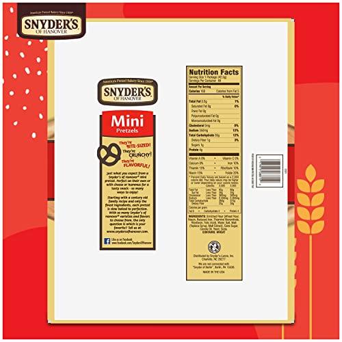 Snyder's of Hanover Snyder's of Hanover, Mini Pretzels, Individual Packs, 48 Ct