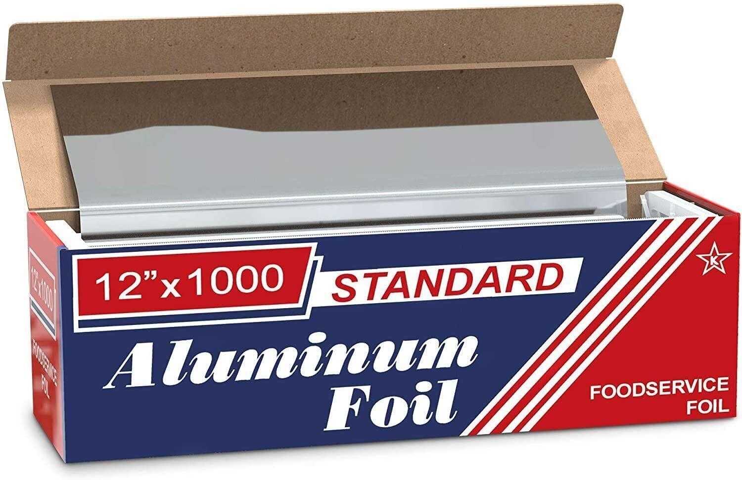 ROLLXY ROLLXY, 12" x 1000' Food Service Standard Aluminum Foil Roll