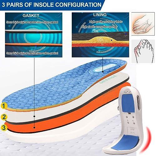 Generic Diabetic Shoes for Elderly Men,Men\'s Wide Width Shoes with Adjustable Closure Lightweight Men 13.5