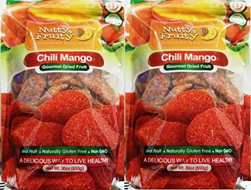 Nutty and Fruity Nutty & fruity chili mango gourmet dried fruit 30 oz (2 Pack)
