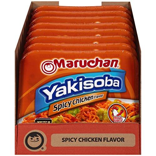 Maruchan Maruchan Yakisoba Spicy Chicken Flavor, 4.11 Oz, Pack of 8, (4178990743)