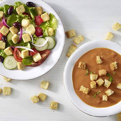 Fresh Gourmet Fresh Gourmet Premium Croutons | Cheese & Garlic | 5 Ounce, Pack of 6 | Crunchy Salad Topper