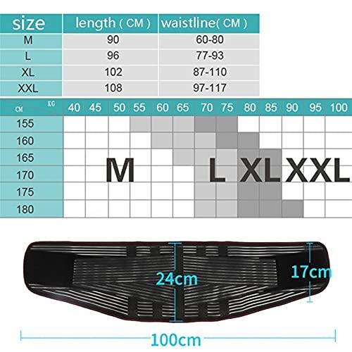XWSM XWSM Lower Back Support Belt for Back Pain Relief Compression Belt for Women - Lumbar Back Brace for Herniated Disc, Sciatica, Breathable Adjustable Straps Support (Size : M)