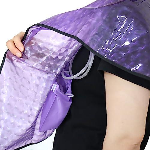 pinklilycare Waterproof Post Surgery Shower Cape Water-Resistant Post Surgery Garment for Mastectomy Chest Surgery Shoulder Surgery Shower Protection