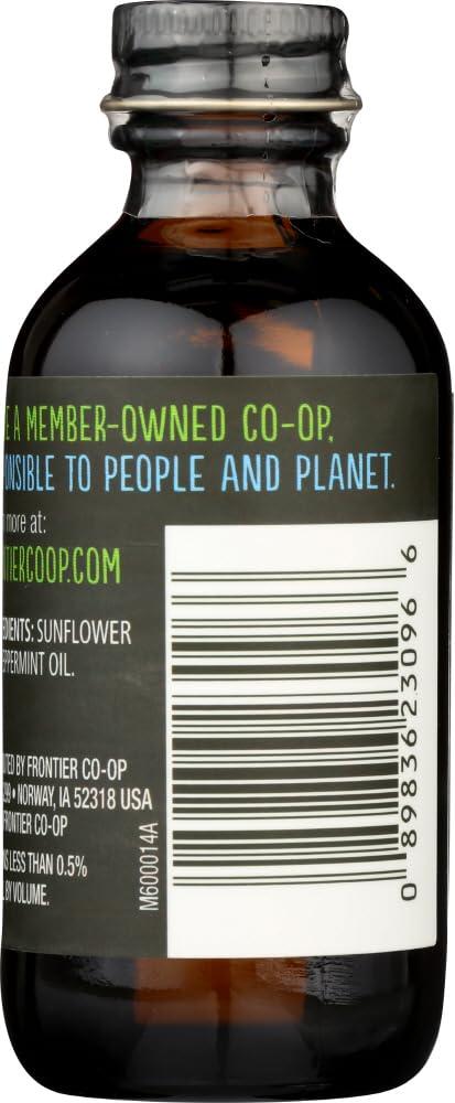 Frontier Frontier Herb Peppermint Flavor, 2 Ounce -- 6 per case6