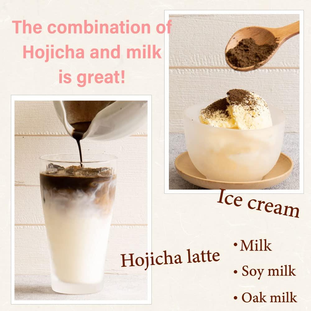 Japanese Tea KIMIKURA ORGANIC Hojicha Roasted Green Tea Powder [100g/3.5oz] Premium culinary grade from Shizuoka Japan | Japanese Tea KIMIKURA