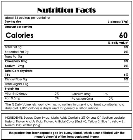 SUNNY ISLAND JOLLY RANCHER Hard Candy Heart Shaped Lollipops, Original Flavors Assortment, 2 Pound Bag