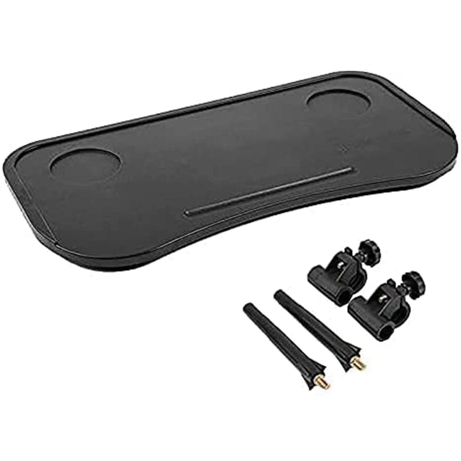 HDXWIFD HDXWIFD Portable Wheelchair Lap Tray Table, Removable Wheelchair Tray Table for Adult Elderly Eating Reading Sturdy ABS Plastic Wheelchair Dining Table Board, Wheelchair Tray