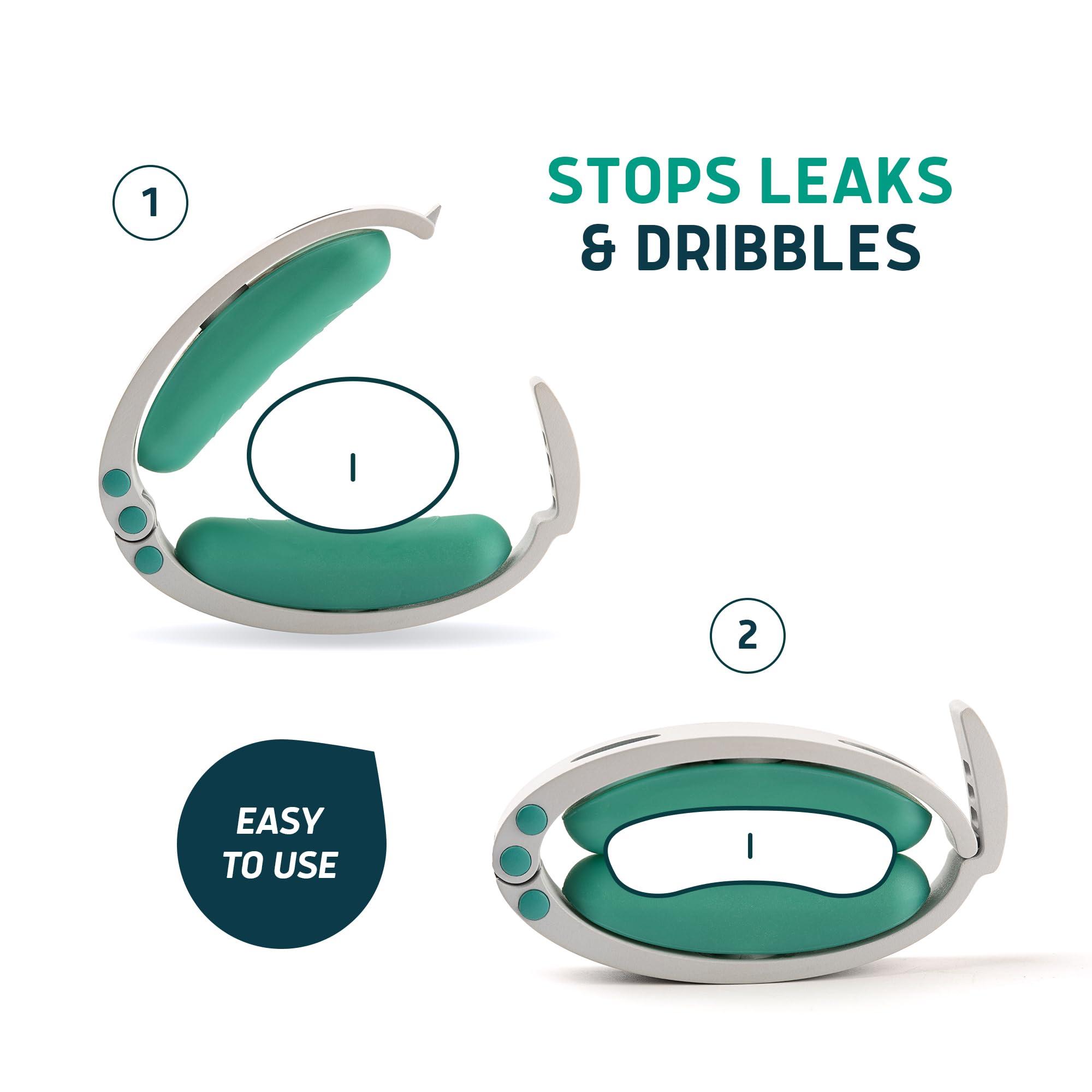 Lunderg Confidence Clamp by Lunderg - Comfortable Urinary Incontinence Clamp with 3 Adjustable Sizes & Travel Bag - Mens Incontinence Products