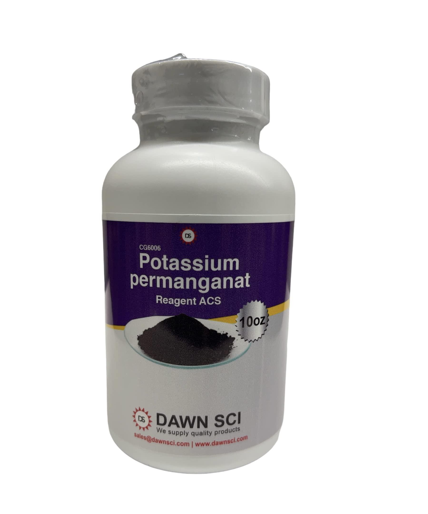 Dawn Scientific Inc Potassium Permanganat Reagent Grade 10 OZ Free Flowing Powder