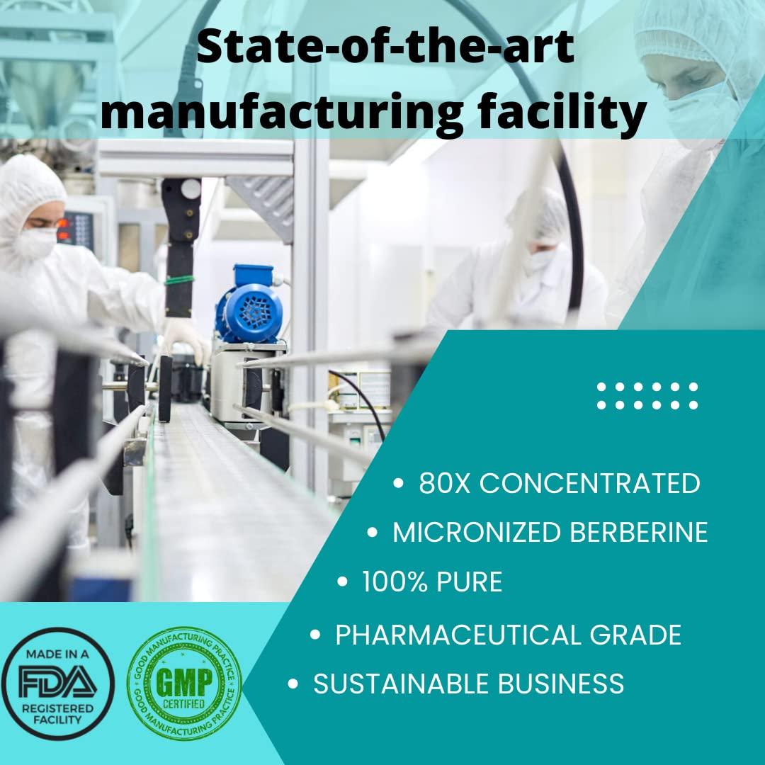 Research Labs Research Labs 1500mg Clinical Grade Berberine High Absorption Formula & BerberQuil™ Support. 90 Total Capsules