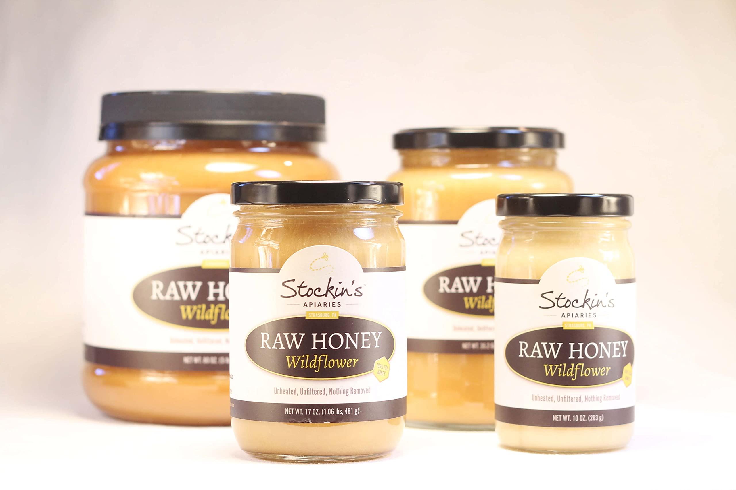 Stockin's Apiaries Stockin's Apiaries Raw Wildflower Honey, Unheated, Unfiltered, & Nutritious, 35.2 Oz.