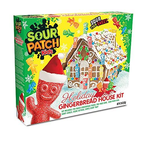 COOKIES UNITED ALWAYS FRESH SOUR PATCH KIDS HOLIDAY GINGERBREAD HOUSE KIT