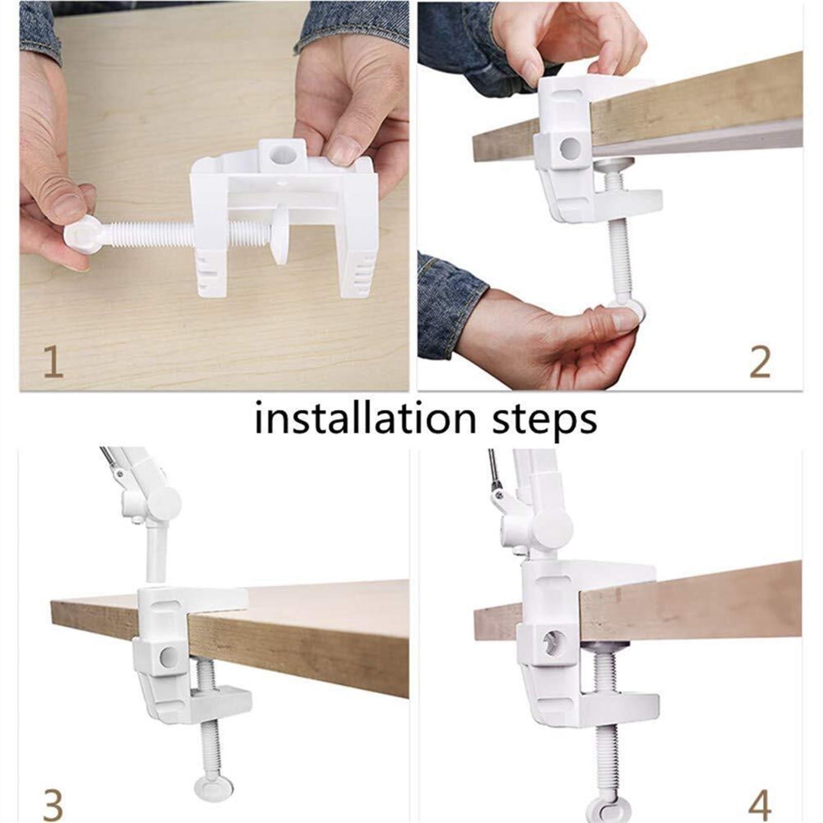 ZHKLWQD ZHKLWQD Lupa De Aumento 10X Plegable De Sobremesa, Con Lupa De Luz Led, para Ancianos, Jvenes, Amplificacin De Mantenimiento De Circuitos Electrnicos