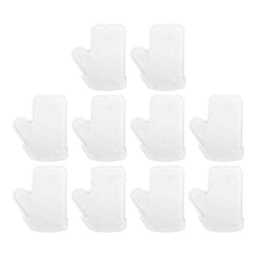 HEMOTON HEMOTON 10pcs Disposable Dust Removal Glove Microfiber Dusting Cloths Glove Non- Woven Cleaning Gloves Washing Paper Towels