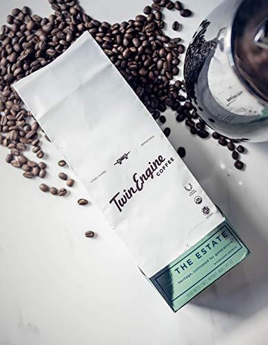 TWIN ENGINE COFFEE Twin Engine Coffee ESTATE BLEND - Breakfast Roast, Whole Bean, Nicaraguan Coffee, 400g 14.1oz | Rich Specialty Grade Coffee packaged at the source |
