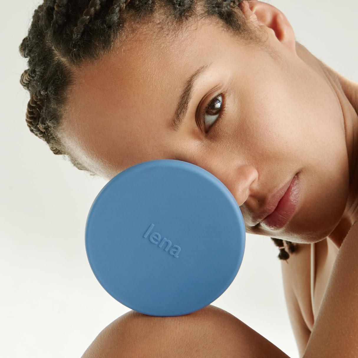 Lena Lena Menstrual Cup Sterilizer Case, Compact, Collapsible Silicone Container for Cleaning Period Cup & Menstrual Disc, Travel, Home and Dorm, Menstrual Cup Cleaner, Feminine Care, Light Purple