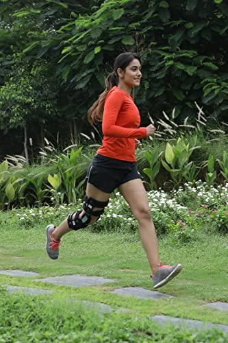 Z ONE Z1 K6 Hinged Unloader Knee Brace - Knee Support for MCL, ACL, PCL, Ligament & Sports Injuries, Mild Osteoarthritis, Meniscus Tear & Knee Joint Pain, Running Best Protection - Men & Women - Size (S1)