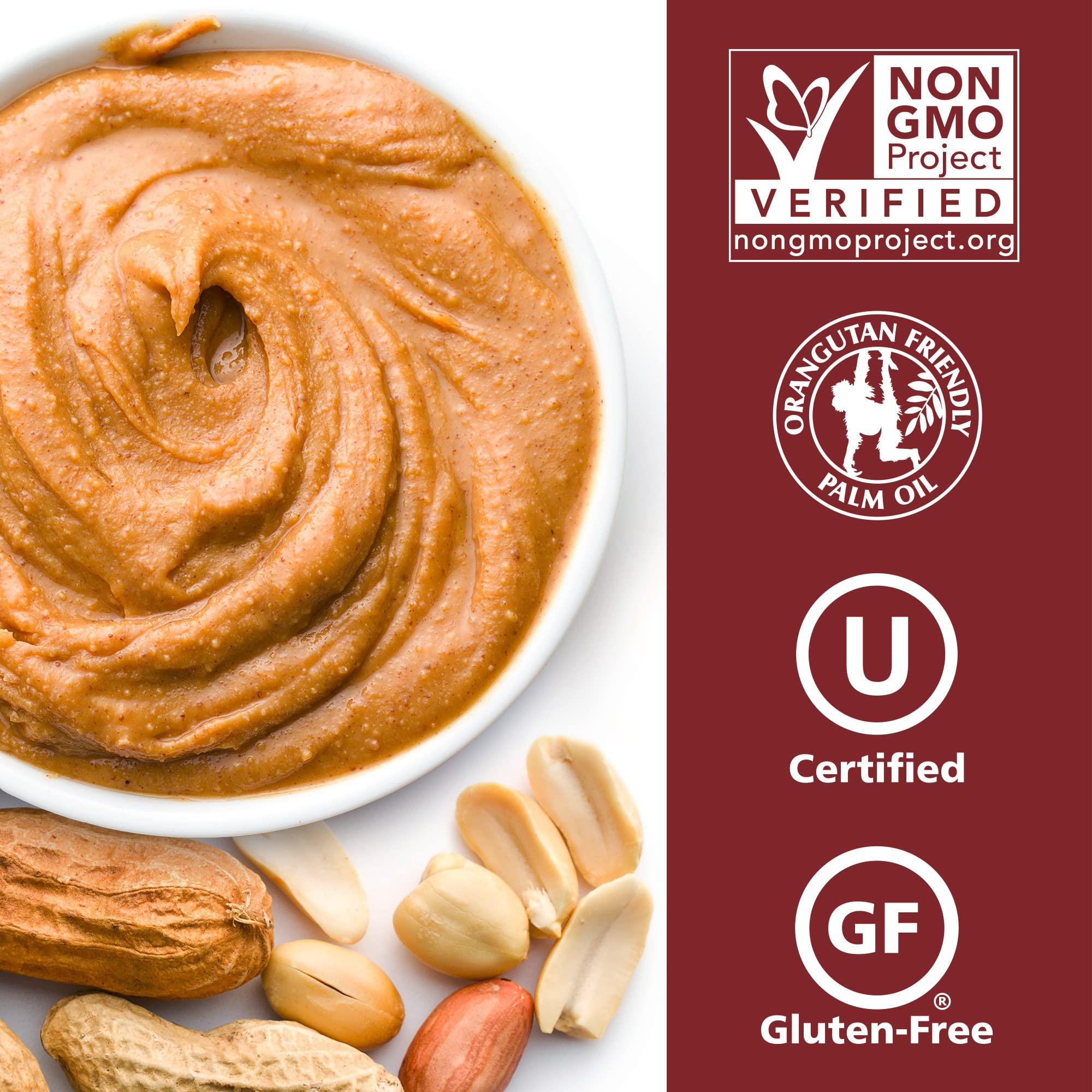 Justin's Justin\'s Classic Peanut Butter Creamy Spread, No Stir, Gluten-Free, 28 Ounce Jar, 1 Pack