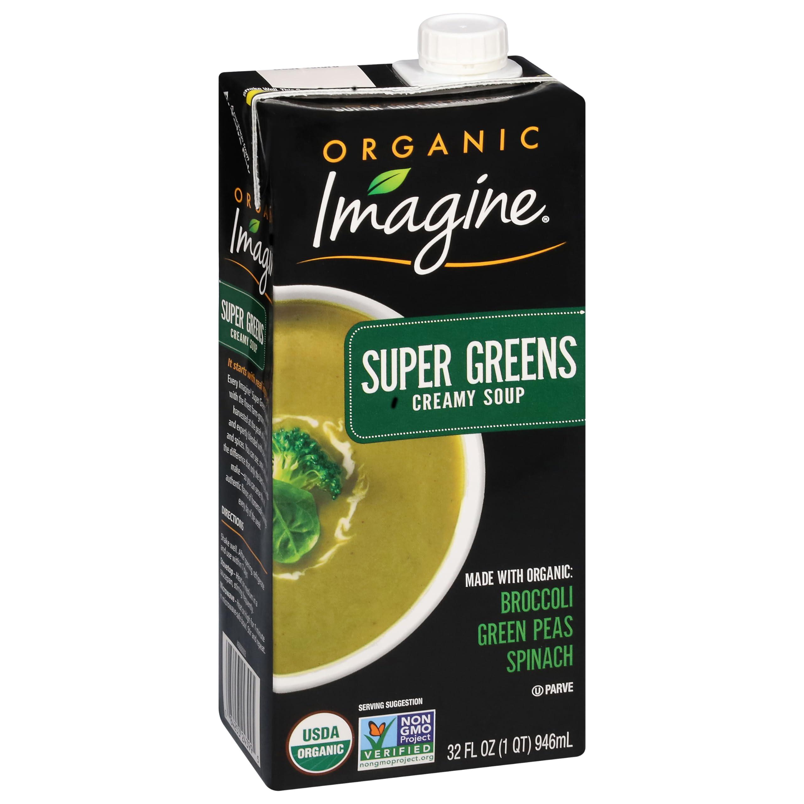 Imagine Imagine Organic Super Greens Creamy Soup 32 fl. Oz (Pack of 6)