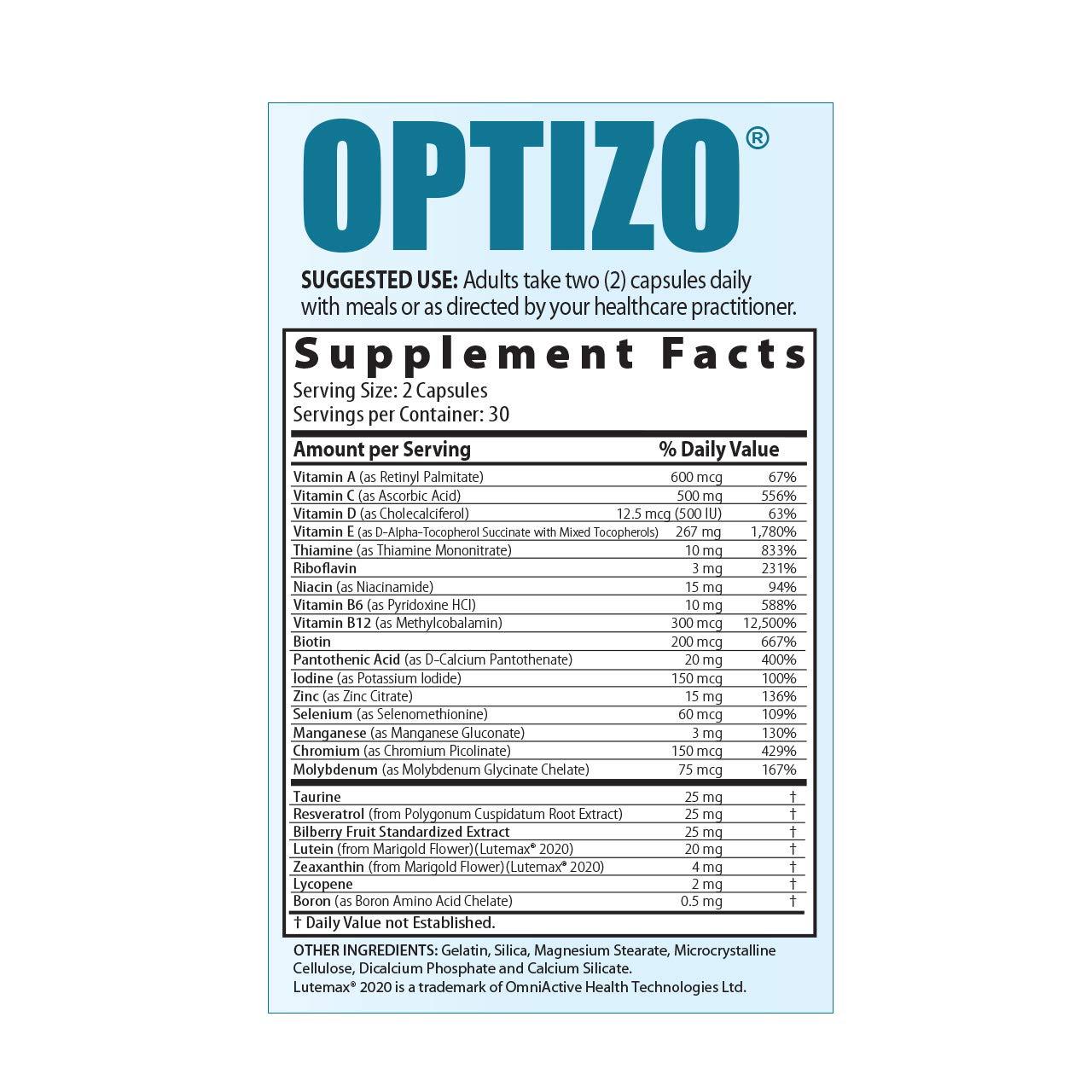 Medix Select OPTIZO Advanced Eye and Vision Support Formula (1)