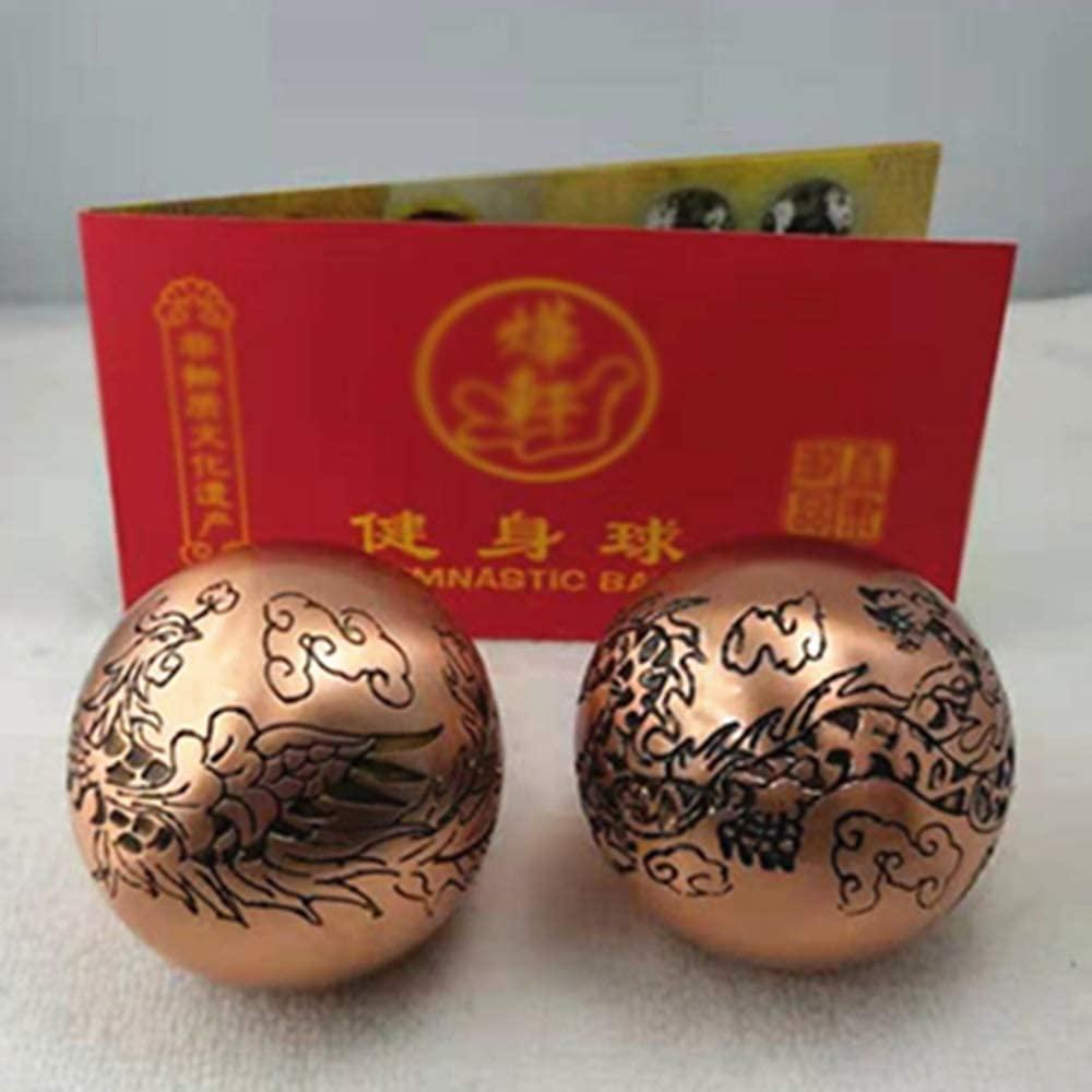 LIANGJUANG LIANGJUANG Baoding Balls Meditation Balls Chinese Balls Chinese Health Balls Baoding BallsBaoding Balls, Exercise Massage Balls Stress Relieve Hand Exercise Therapy Ball for Hand Therapy Stress Re