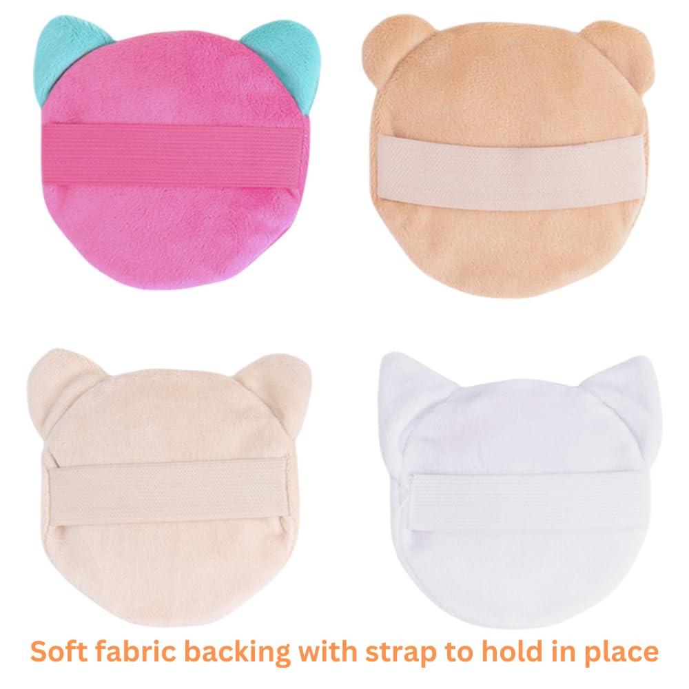 FOMI FOMI Ultra Strong Kids Hot Cold Ice Packs | 4 Pack | Soft Colorful Sleeves | Animal Designed Children Gel Bead Wrap | Pain Relief for Kids Boo Boos, Fever, Headaches | Strap to Hold in Place