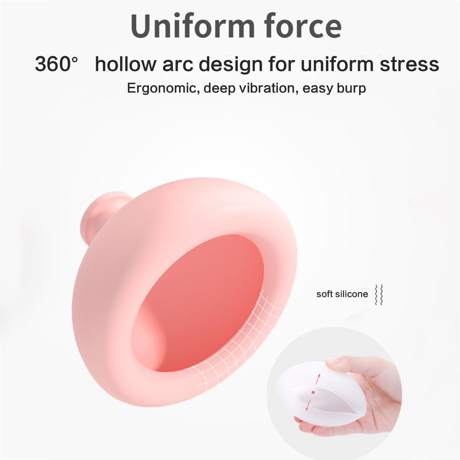 SHITINGRM for Palm Chest Percussion Cup-Chest Physical Cup Break Up Mucus Phlegm Remover Expectoration Percussion Treatmen