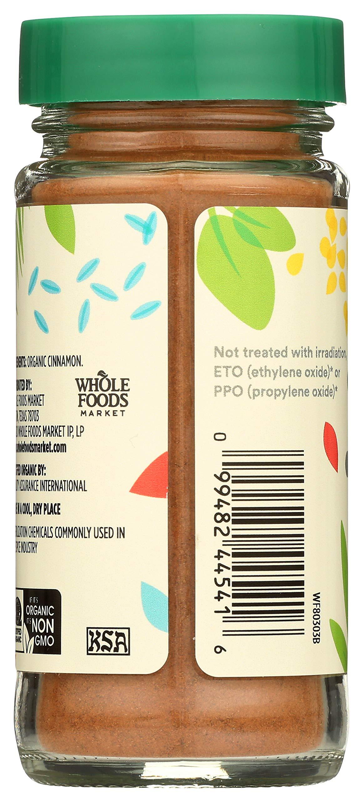 365 by Whole Foods Market 365 by Whole Foods Market, Organic Ground Cinnamon, 1.9 Ounce (Pack of 2)
