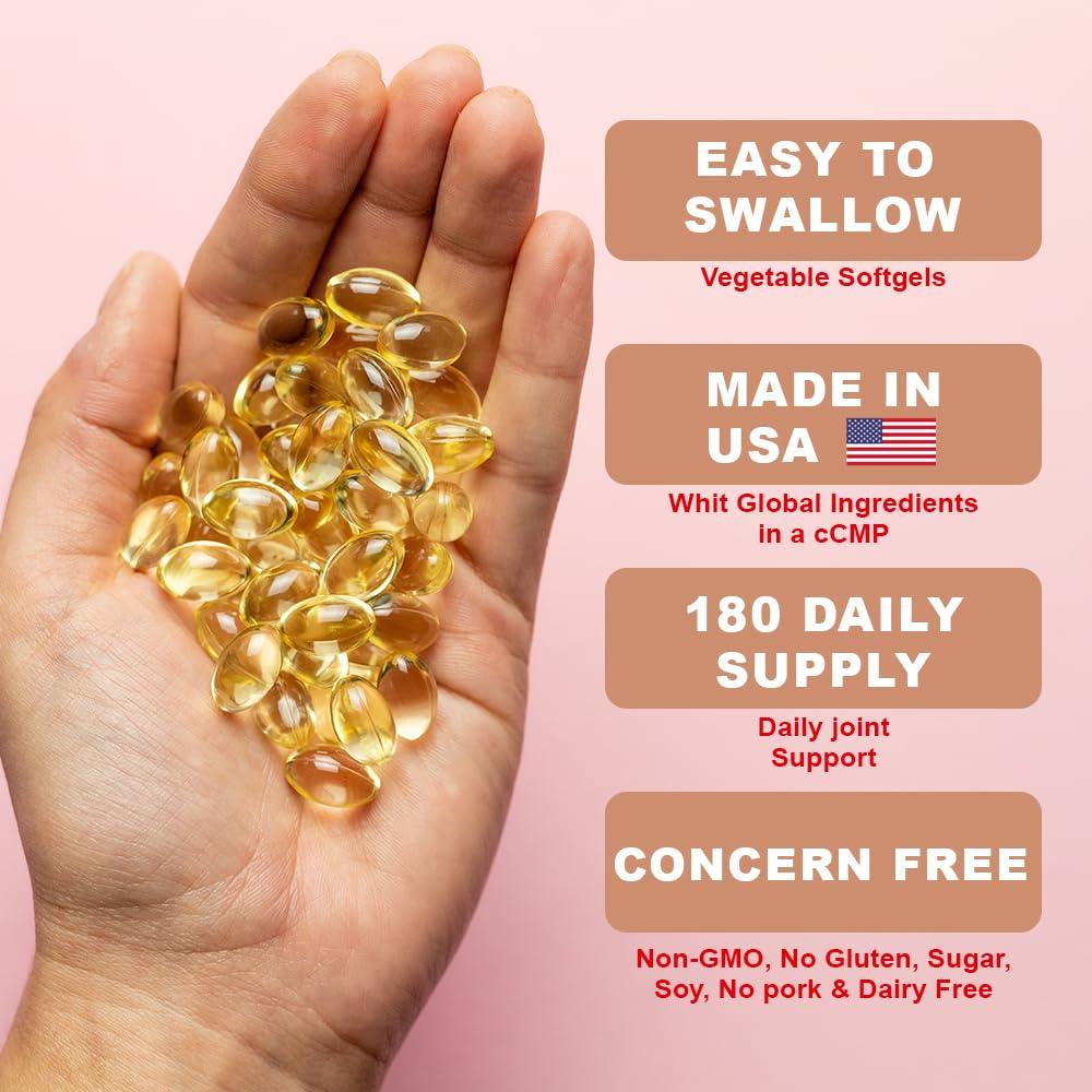 Health Dose Health Dose Vitamin D3 10,000 IU + K2 (MK7) Supplement, 2-in-1 Formula, Immune Support, a Healthy Mood, Heart, Joint, Teeth, Bone Health, Calcium Absorption, 180 softgels. (2)