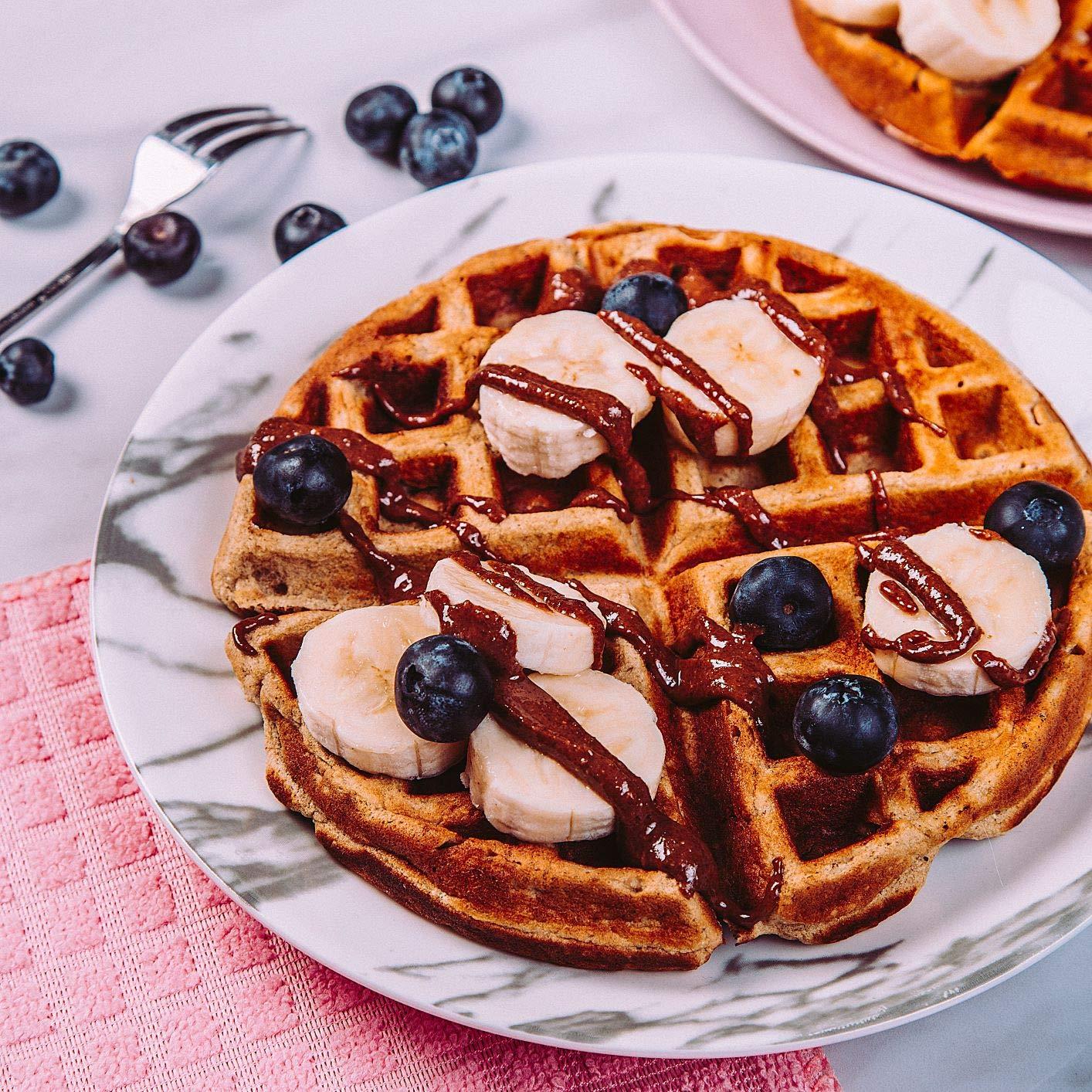 Morama Gluten Free Pancake Mix and Waffle Mix MORAMA, 14.1 Oz - Vegan, Dairy Free & Healthy Pancake Mix Pantry with All Natural Ingredients for Classic Breakfast Pancake, Waffle and Baking Mixes for Family