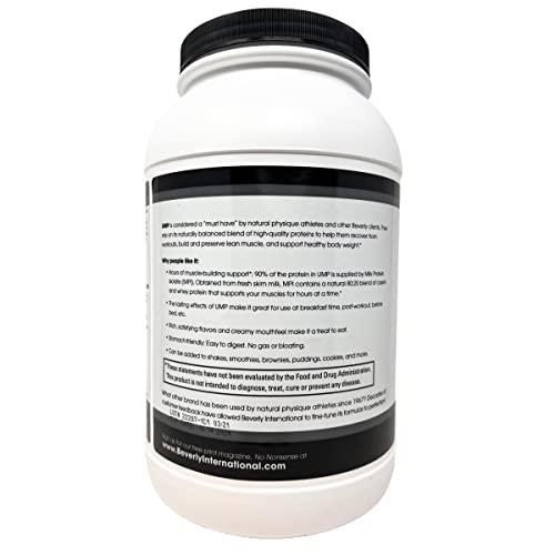 Beverly International Beverly International UMP Protein Powder, Angel Food Cake. Unique Whey-Casein Ratio Builds Lean Muscle. Easy to Digest. No Bloat. (32.8 oz) 2lb .8 oz