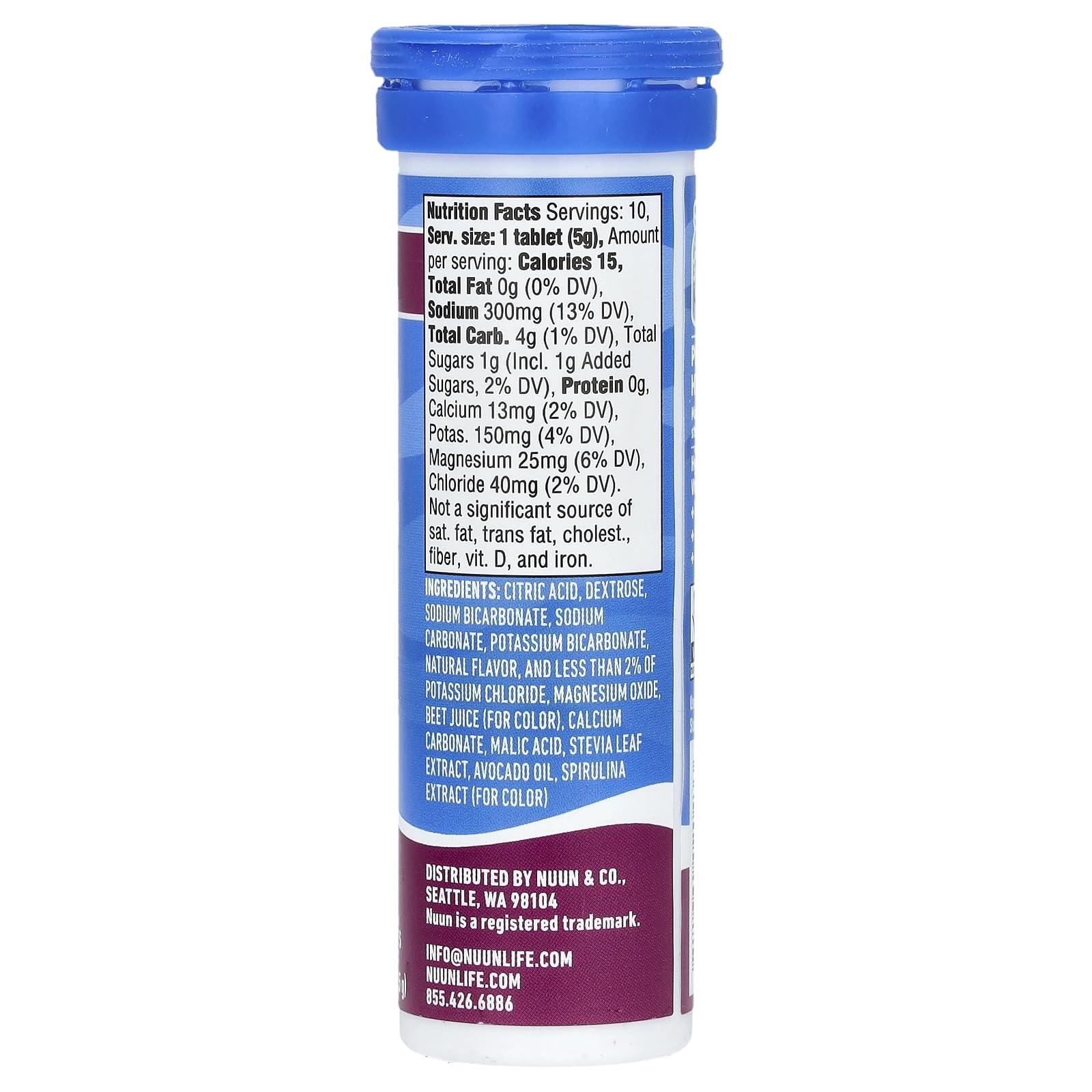 Nuun Nuun Active, Tri Berry, 10 ct
