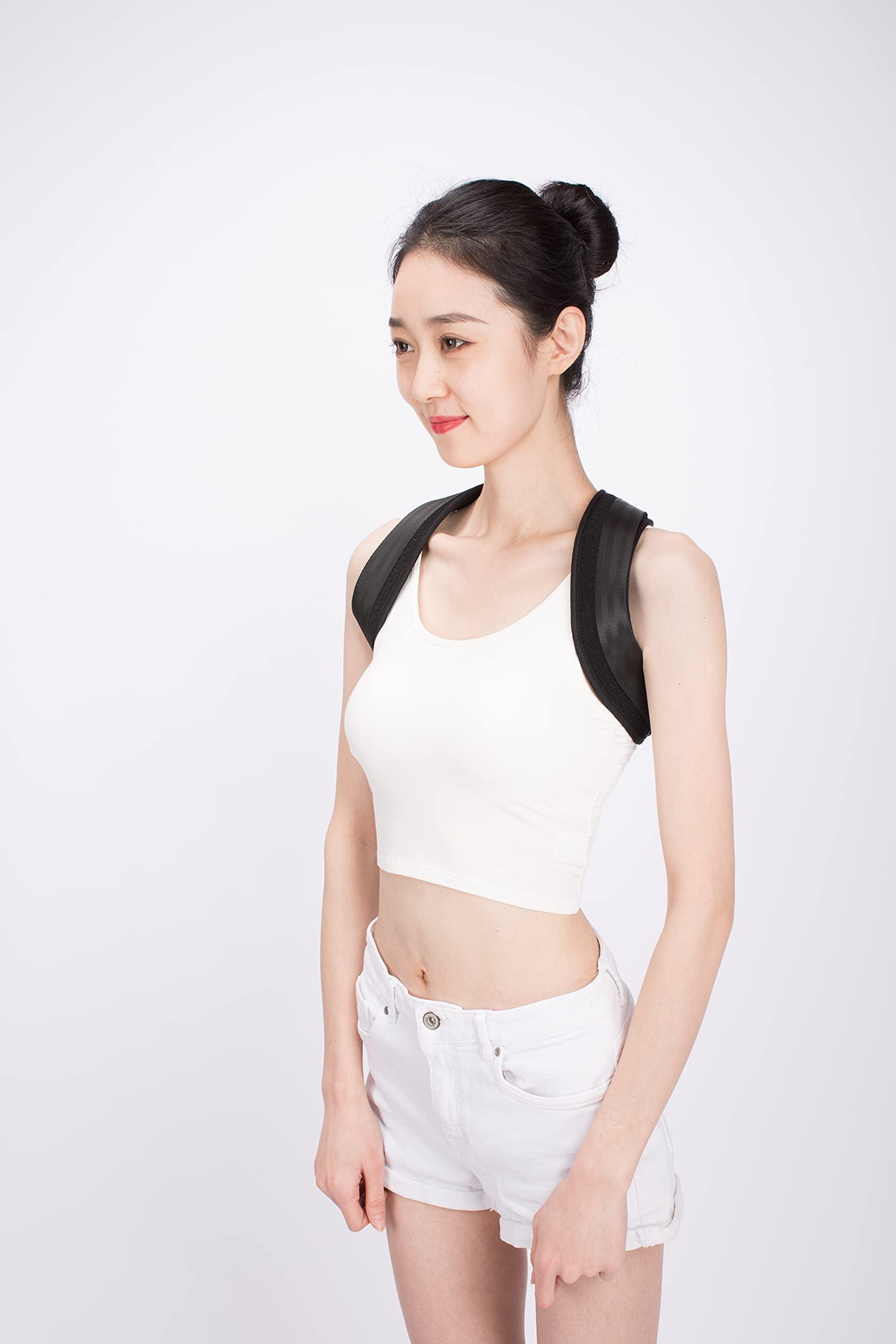 Nebula Voyager Nebula Voyager - Back Posture Corrector for Women & Men - Shoulder Brace Back Posture Corrector - Back Straightener Posture Corrector (Adjustable One Size Fits All)
