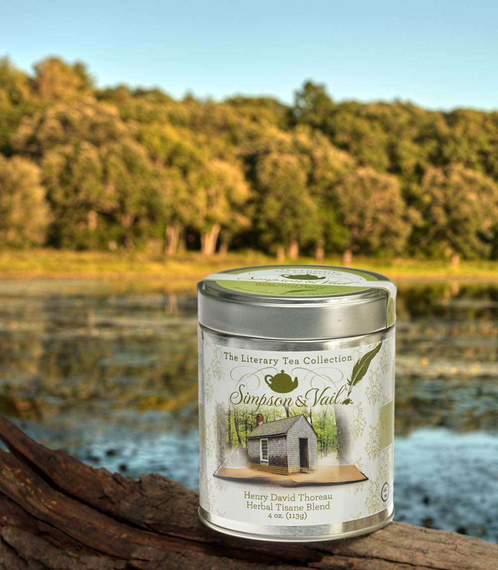Simpson & Vail, Inc. Simpson & Vail, Henry David Thoreau's Herbal Tisane Blend, Literary Tea - 4 Ounce Tin / 50 Cups