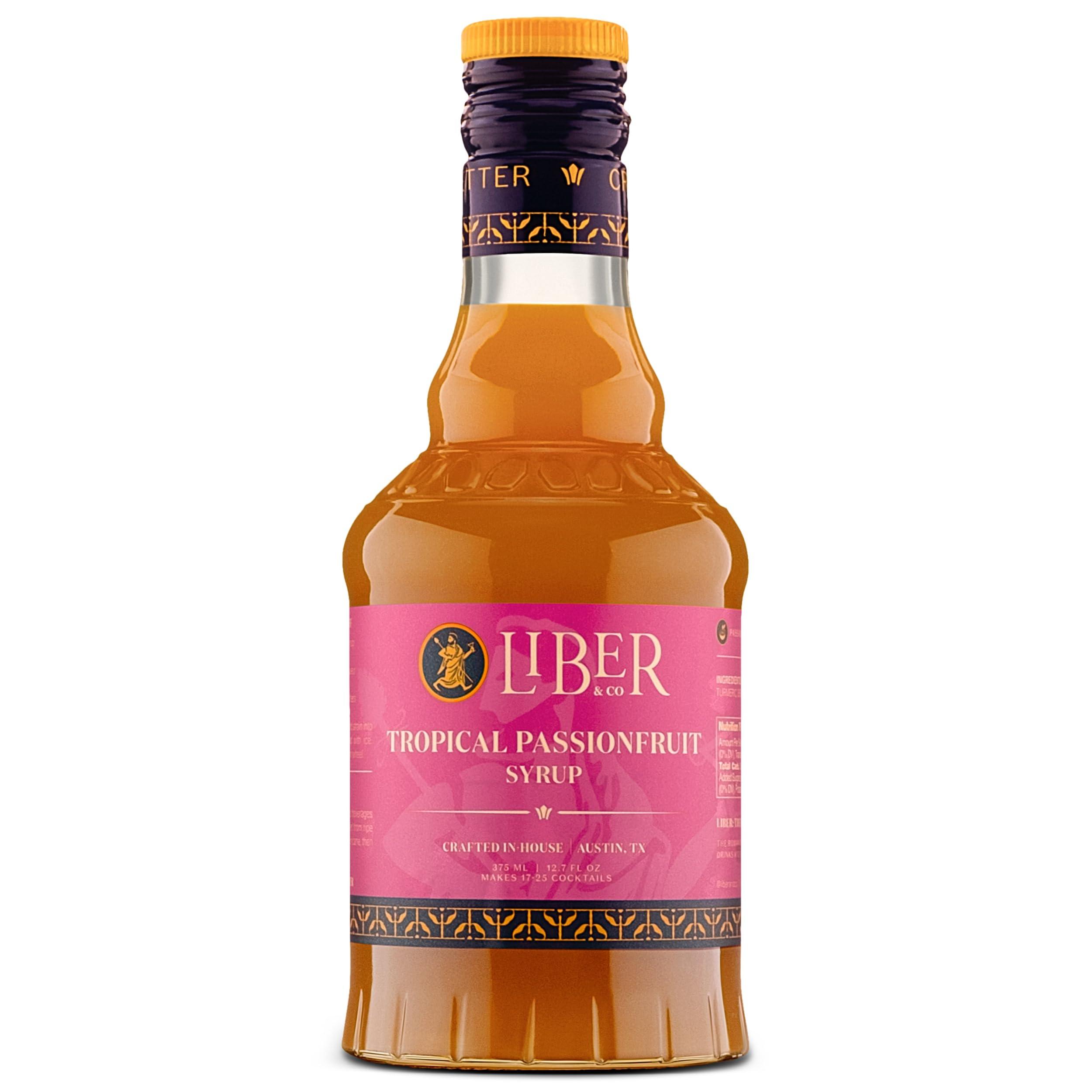 Liber & Co. Liber & Co. Tropical Passionfruit Syrup (12.7 oz) Made with Real Passion Fruit