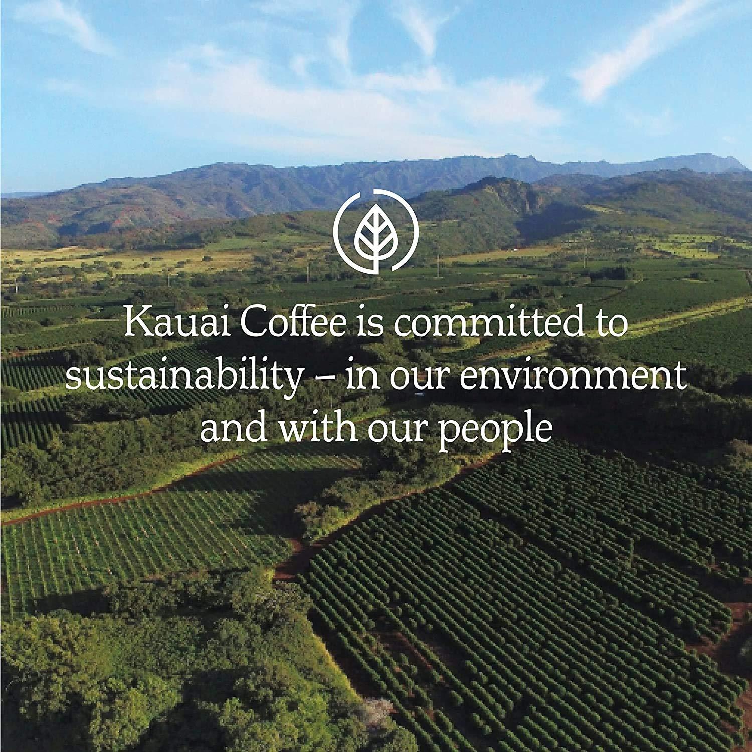 KAUAI COFFEE Kauai Coffee Vanilla Macadamia Nut, Medium Roast - Whole Bean Coffee, 24 oz Package